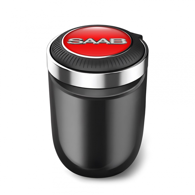 Saab Ashtray Car Accessory Stylish Logo Font 