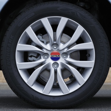 Datsun Domed Stickers Wheel Center Cap Sports Series
