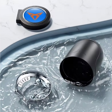 Seat Cupra Trash Can Ashtray Blue Print Design 