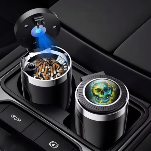 Skull Ashtray Car Accessory Logo Edition Premium Quality
