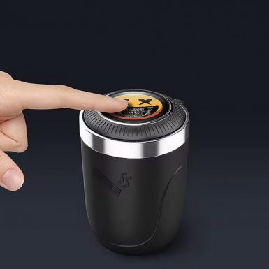 Skull Smile Motive Car Ashtray for Cigarette 