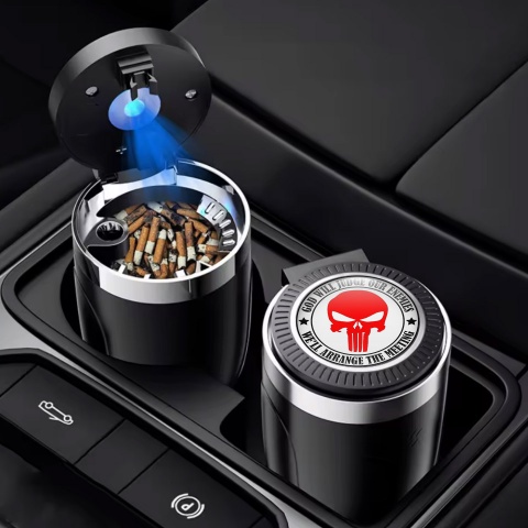Skull Premium Quality Model Automotive Ashtray with LED Light