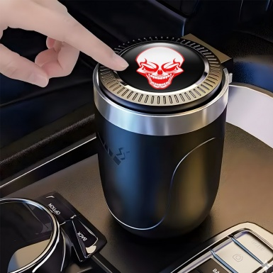 Skull Trash Can Ashtray Stylish Variant 