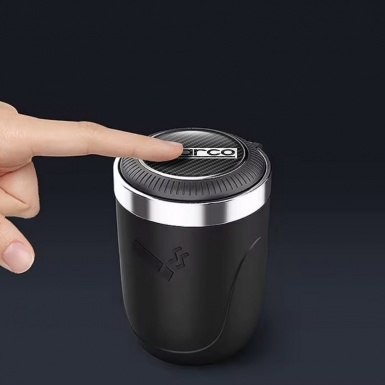 Sparco Ashtray Logo Container for Cigarette LED Black Carbon Print 