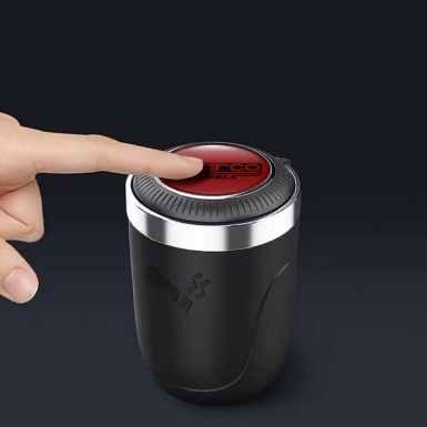 Sparco Red Carbon Style Car Ashtray for Cigarette 