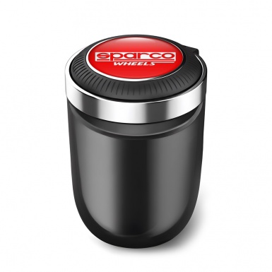 Sparco Ashtray Logo Container for Cigarette LED Red Design Model 