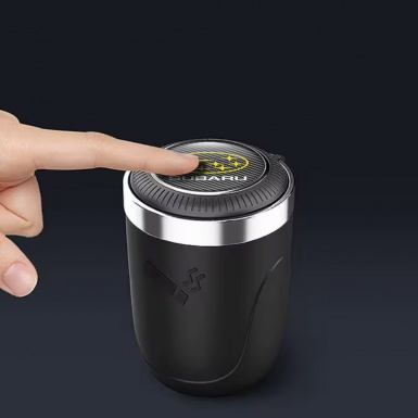 Subaru Ashtray Logo Container for Cigarette LED Premium Style 