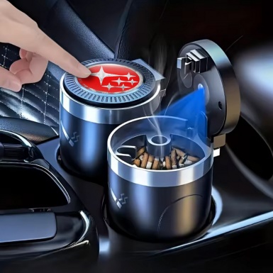 Subaru Plastic Trash Can Ashtray LED Light