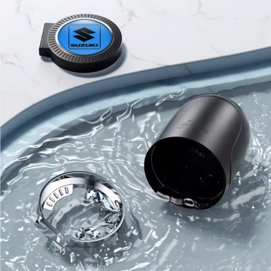 Suzuki Ashtray Logo Container for Cigarette LED Blue Design 