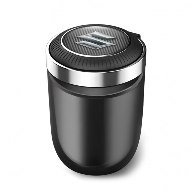 Suzuki Trash Can Ashtray Classic Silver logo 