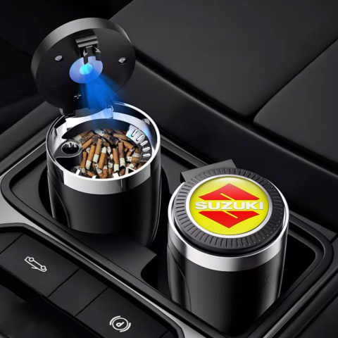 Suzuki Car Ashtray for Cigarette Colorful Logo 