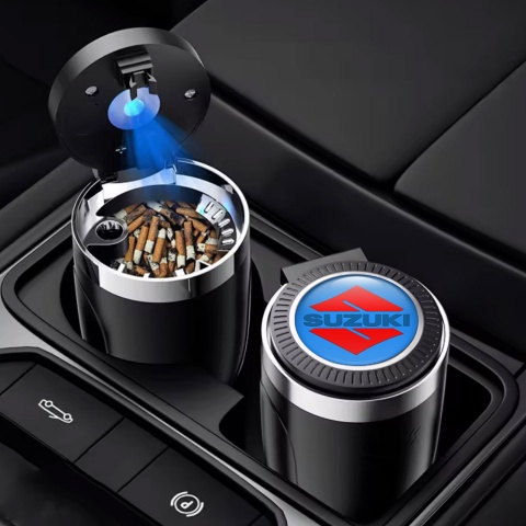Suzuki Car Ashtray for Cigarette Version with Blue Motive Logo 