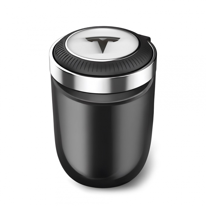 Tesla Ashtray Logo Container for Cigarette LED Branded 
