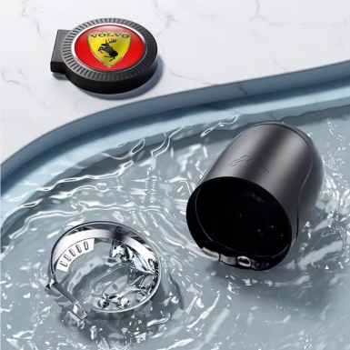 Volvo Ashtray Logo Container for Cigarette LED High-Quality