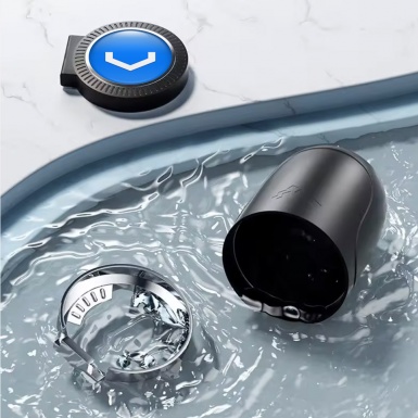 Vossen Ashtray Logo Container for Cigarette LED Blue Design 