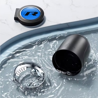 VW Ashtray Car Accessory R Logo with Blue Base 