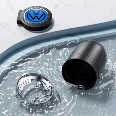 VW Car Ashtray for Cigarette Blue Black Style 
