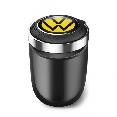 VW Automotive Ashtray Stylish Yellow Print 