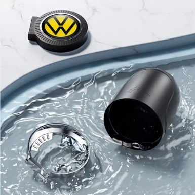 VW Automotive Ashtray Stylish Yellow Print 