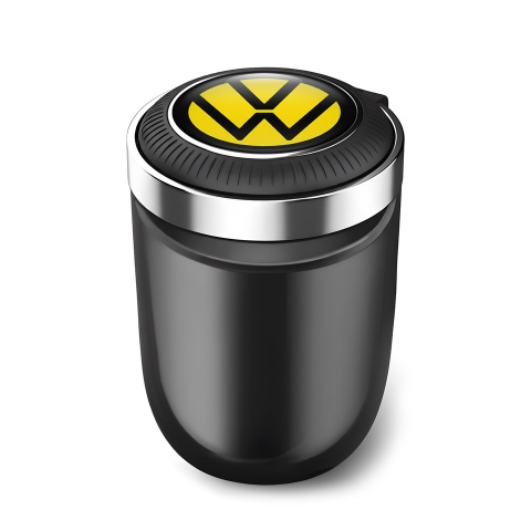 VW Automotive Ashtray Stylish Yellow Print 