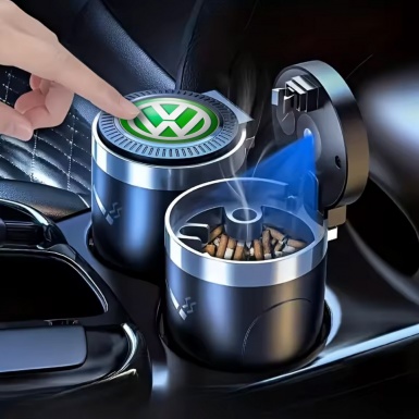 VW Car Ashtray for Cigarette Unique Green Logo 