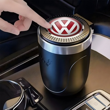 VW Branded Ashtray Car Accessory Portable