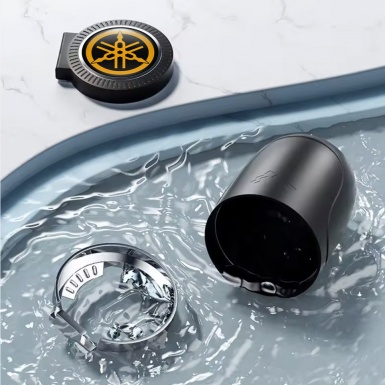 Yamaha Automotive Ashtray Orange Logo Design