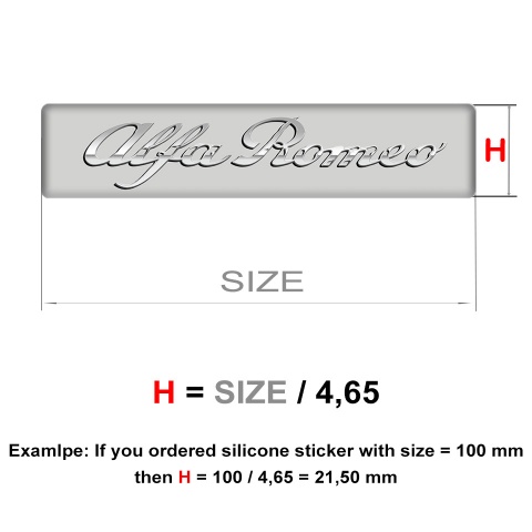 Alfa Romeo Emblem Silicone High-Quality Design 