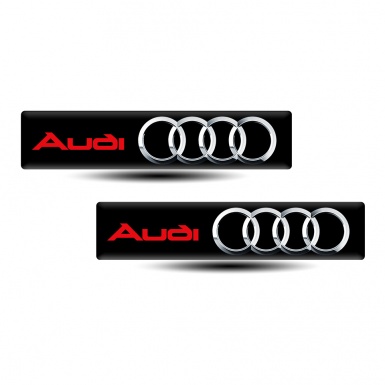 Audi Silicone Sticker Premium Quality Design 