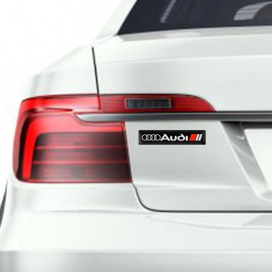 Audi Logo Emblem Racing Edition High-Quality Model 