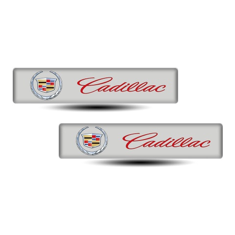 Cadillac Silicone Emblem With Premium Quality Logo Style 