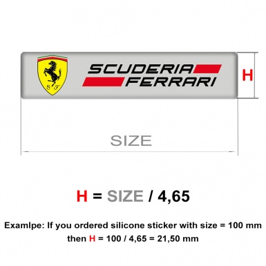 Ferrari Emblem Badge Logo Tape Edition 