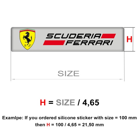 Ferrari Emblem Badge Logo Tape Edition 