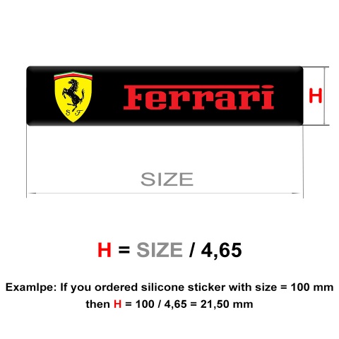 Ferrari Logo Emblem Classic LDesign Branded 
