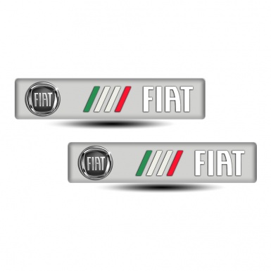 Fiat Silicone Sticker High-Quality Logo Style 