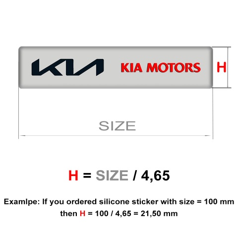 Kia Emblem Badge Logo Stylish Edition 