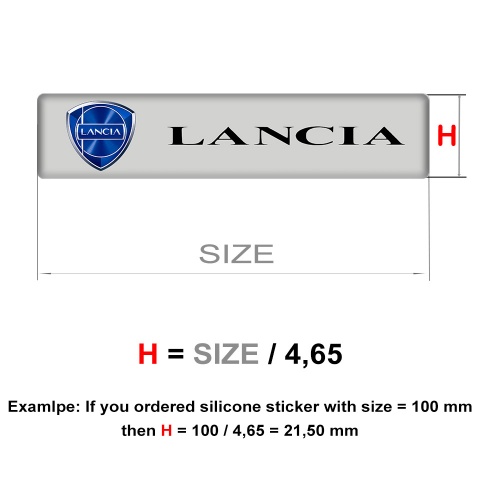 Lancia Emblem Badge Logo High End