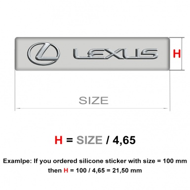 Lexus Emblem Badge Logo High End Style 