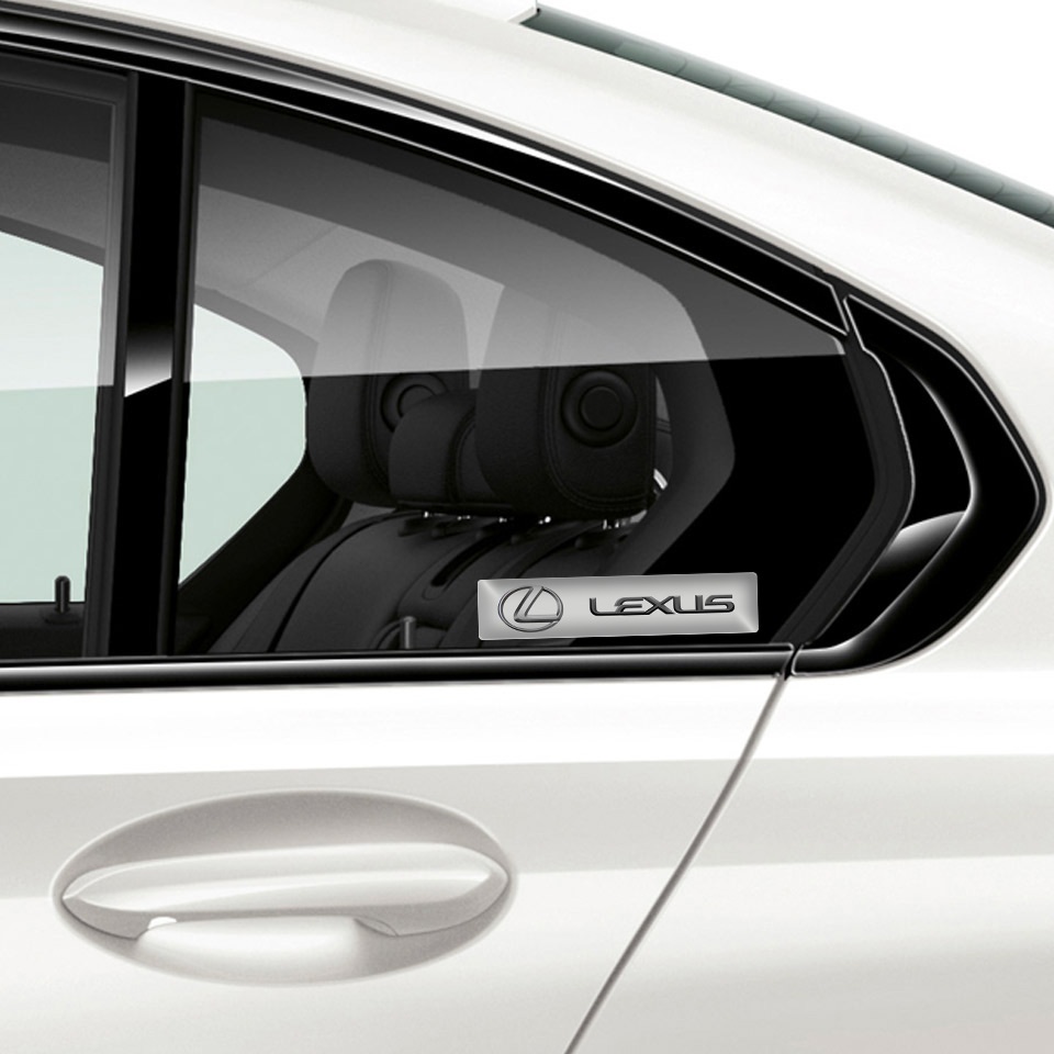 Lexus Logo Emblem Stylish Band Model | Domed Emblems | Stickers | X-Sticker