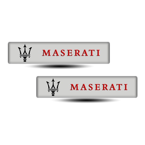 Maserati Silicone Emblem Tape Design Version 