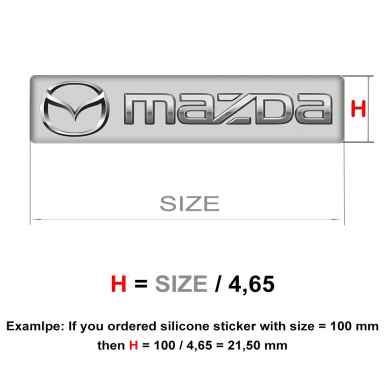Mazda Logo Emblem Premium Quality Decal