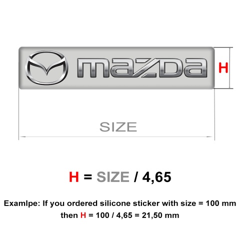 Mazda Logo Emblem Premium Quality Decal