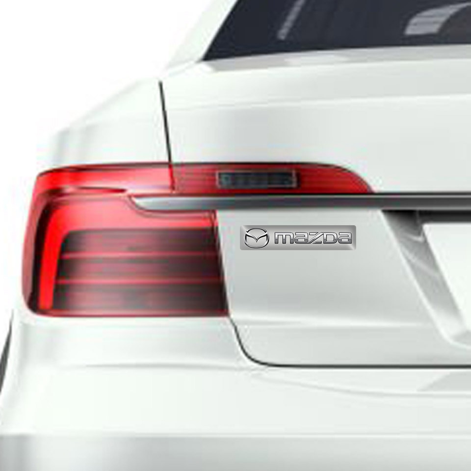 Mazda Logo Emblem Premium Quality Decal | Domed Emblems | Stickers | X ...
