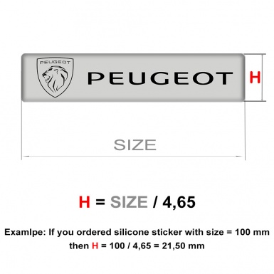 Peugeot Emblem Badge Logo Limited Edition