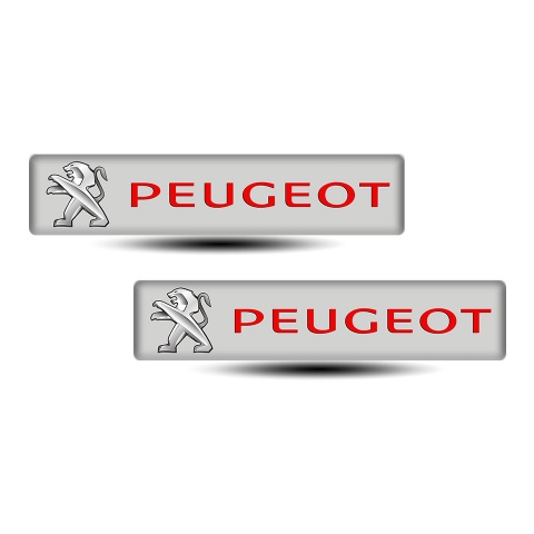 Peugeot Silicone Emblem Premium Quality Branded 