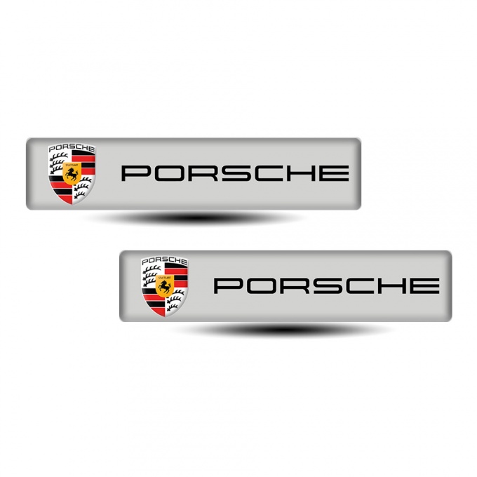 Porsche Silicone Emblem Premium Quality Logo 