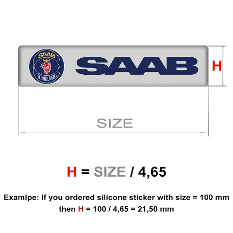 Saab Emblem Badge Logo Classic Style 