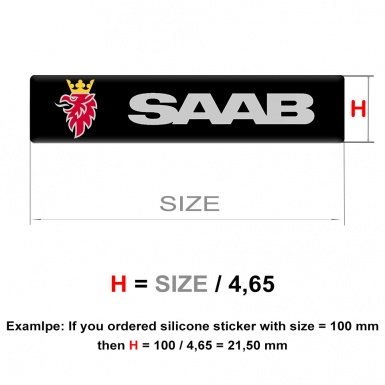 Saab Logo Emblem Premium Quality Edition