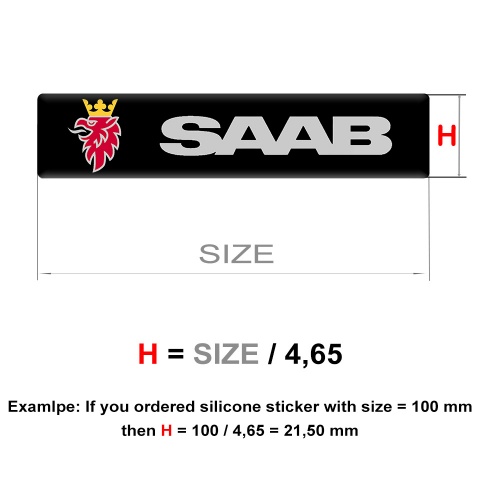Saab Logo Emblem Premium Quality Edition