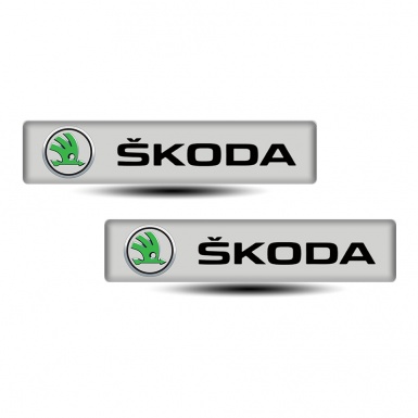 Skoda Silicone Emblem High-Quality Tape 